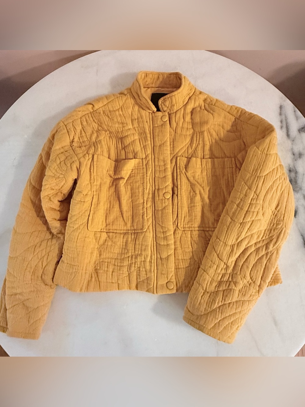 Quilted Marigold Jacket